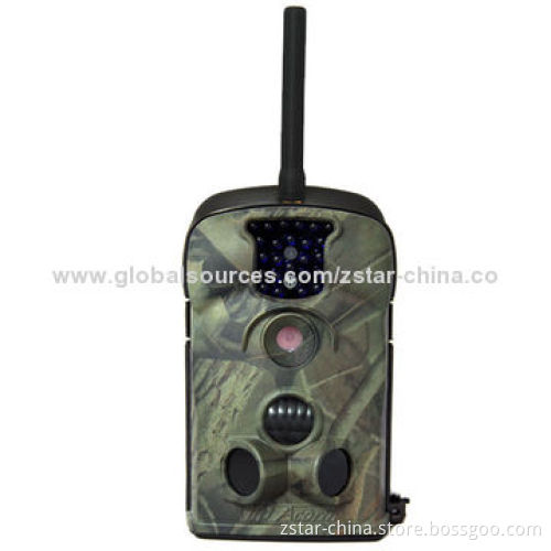 12MP MMS Digital Hunting Camera with Extended Antenna, 940nm Blue LED, 0.8 Trigger Time